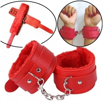 algemas bracelete sado fetiche pelucia couro sex shop exotic house em fortaleza