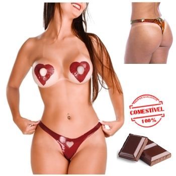 calcinha tapa seios comestivel karamela hot flowers shop exotic house em fortaleza
