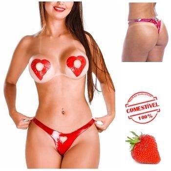 calcinha tapa seios comestivel karamela hot flowers shop exotic house em fortaleza
