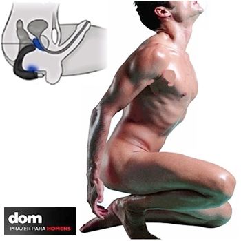 plug estimulador de prostata com vibração M dom prazer para homens sex shop exotic house em fortaleza