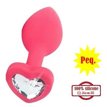 plug dilatador anal joia coração silicone sex shp exotic house em fortaleza