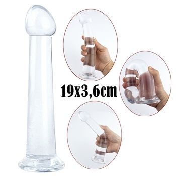 plug anal penetrador dilatador silicone transparente sex shop exotic house em fortaleza