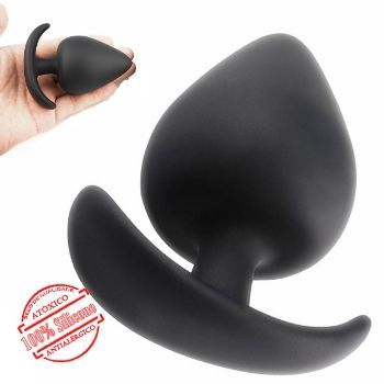 plug dilatador anal conico silicone black sex shop exotic house em fortaleza
