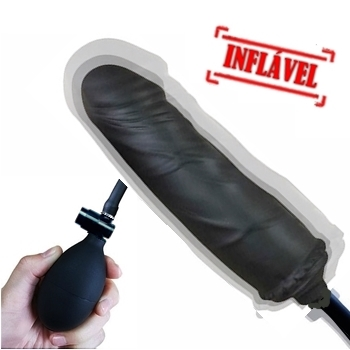 penis plug inflável silicone black sex shop exotic house em fortaleza