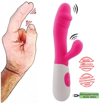 vibrador recarregavel habbit multifunção clitoris ponto g sex shop exotic house em fortaleza
