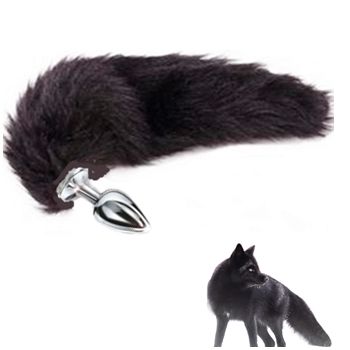 plug tail rabo de raposa preta sex shop exotic house em fortaleza