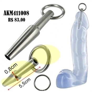 plug aço para penis penetrador uretral ureta estimulador masculino sex shop exotic house em fortaleza