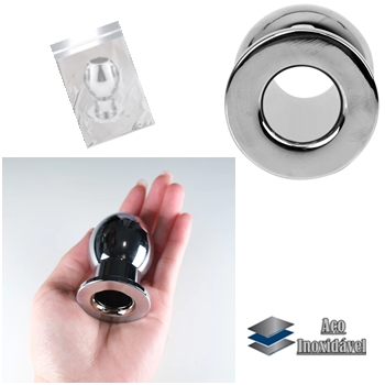 plug dilatador anal metalico aço sex shop exotic house em fortaleza

