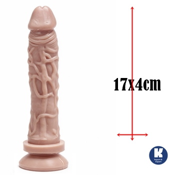 protese de penis de borracha com vibração vibro testículos saco escrotal cyberskin dildo falo penetrador clone consolo sex shop exotic house em fortaleza
