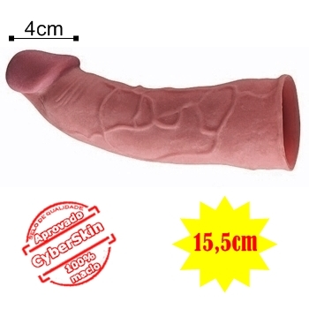 capa peniana extensor expansor cyber skin sex shop exotic house em fortaleza