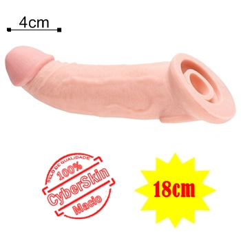 capa peniana extensora expansora cyber skin prolongadora sex shop exotic house fortaleza