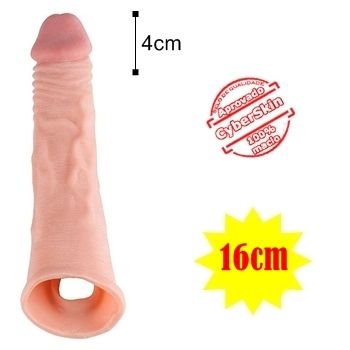 capa peniana extensora expansora cyber skin prolongadora sex shop exotic house fortaleza
