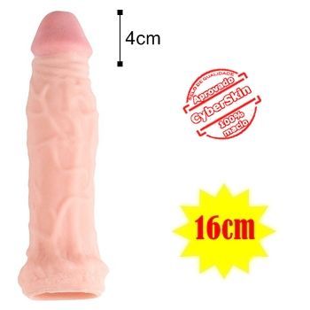capa peniana extensor expansor cyber skin sex shop exotic house em fortaleza