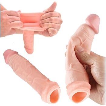 capa peniana extensor expansor cyber skin sex shop exotic house em fortaleza