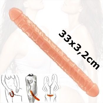 double ended dildo penis dupla penetração penetrador duplo sex shop exotic house em fortaleza