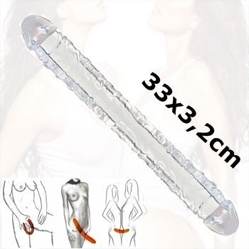 double ended dildo penis dupla penetração penetrador duplo sex shop exotic house em fortaleza