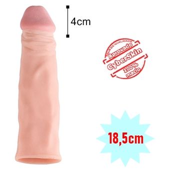 capa peniana extensora expansora cyber skin prolongadora sex shop exotic house fortaleza