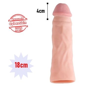 capa peniana extensora expansora cyber skin prolongadora sex shop exotic house fortaleza