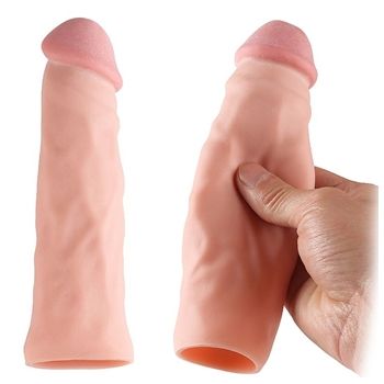  capa peniana extensora expansora cyber skin prolongadora sex shop exotic house fortaleza
