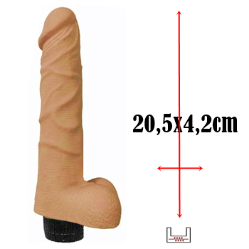 protese clone penis dildo realistico testiculos escroto TPE cyberskin sex shop exotic house em fortaleza