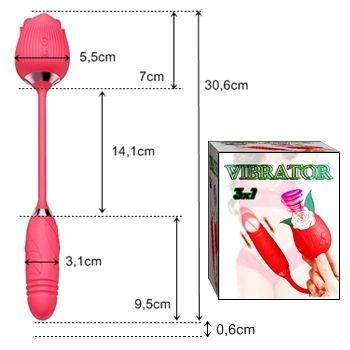 vibrador flor rosa penis vai e vem pretty love sex shop exotic house em fortaleza
