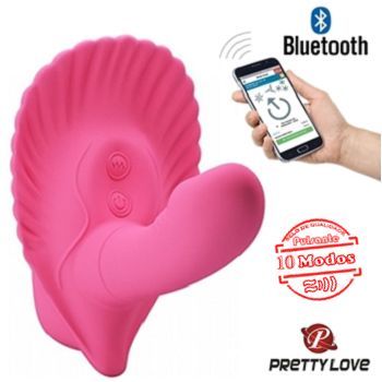 Vibrador Butterfly por aplicativo Fancy ClamShell  pretty love sex shop exotic house em fortaleza