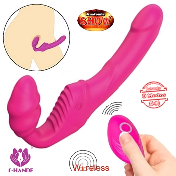 vibrador strapless nana rct shande penetrador duplo inversao de papeis dupla penetração sex shop exotic house em fortaleza
