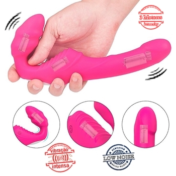 vibrador strapless nana rct shande penetrador duplo inversao de papeis dupla penetração sex shop exotic house em fortaleza
