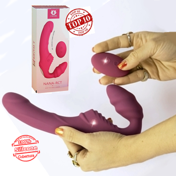 vibrador strapless nana rct shande penetrador duplo inversao de papeis dupla penetração sex shop exotic house em fortaleza
