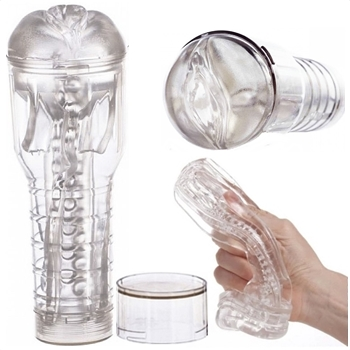 masturbador masculino flashlight transparente vagina sex shop exotic house em fortaleza