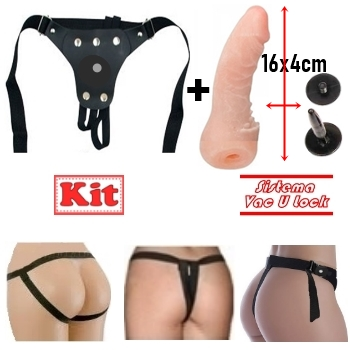 Ultra Double Dildos Female Harness Strap-on Baile kit infersão duplo sex shop exotic house fortaleza
