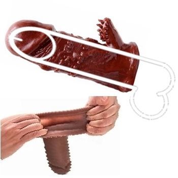 wolftooth sleeve capa peniana baile extensor prolongador expansor sex shop exotic house em fortaleza