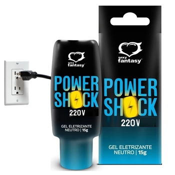 gel eletrizante power shock sexy fantasy vibrador liquido sex shop exotic house em fortaleza

