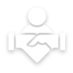 Person shaking hands, representing partnership or agreement.