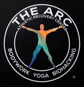 A logo for the athletic recovery center in monrovia