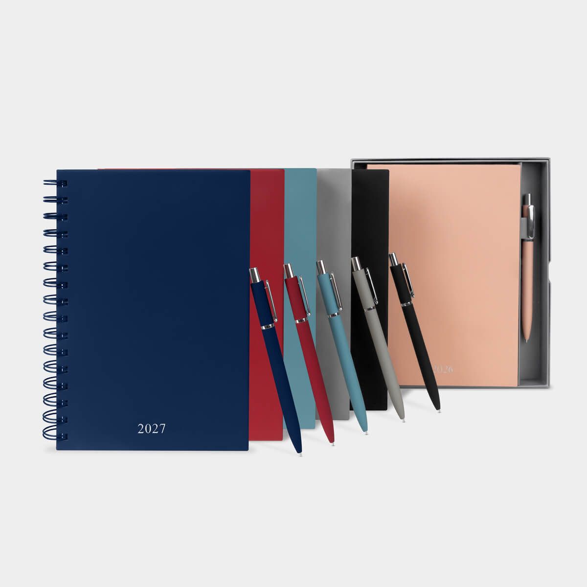 Agenda Diaria Lette 2027 disponible en 6 colores