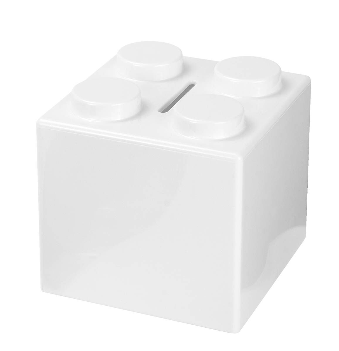ALCANCÍA CUBOS personalizable en azul, SKU INF 100