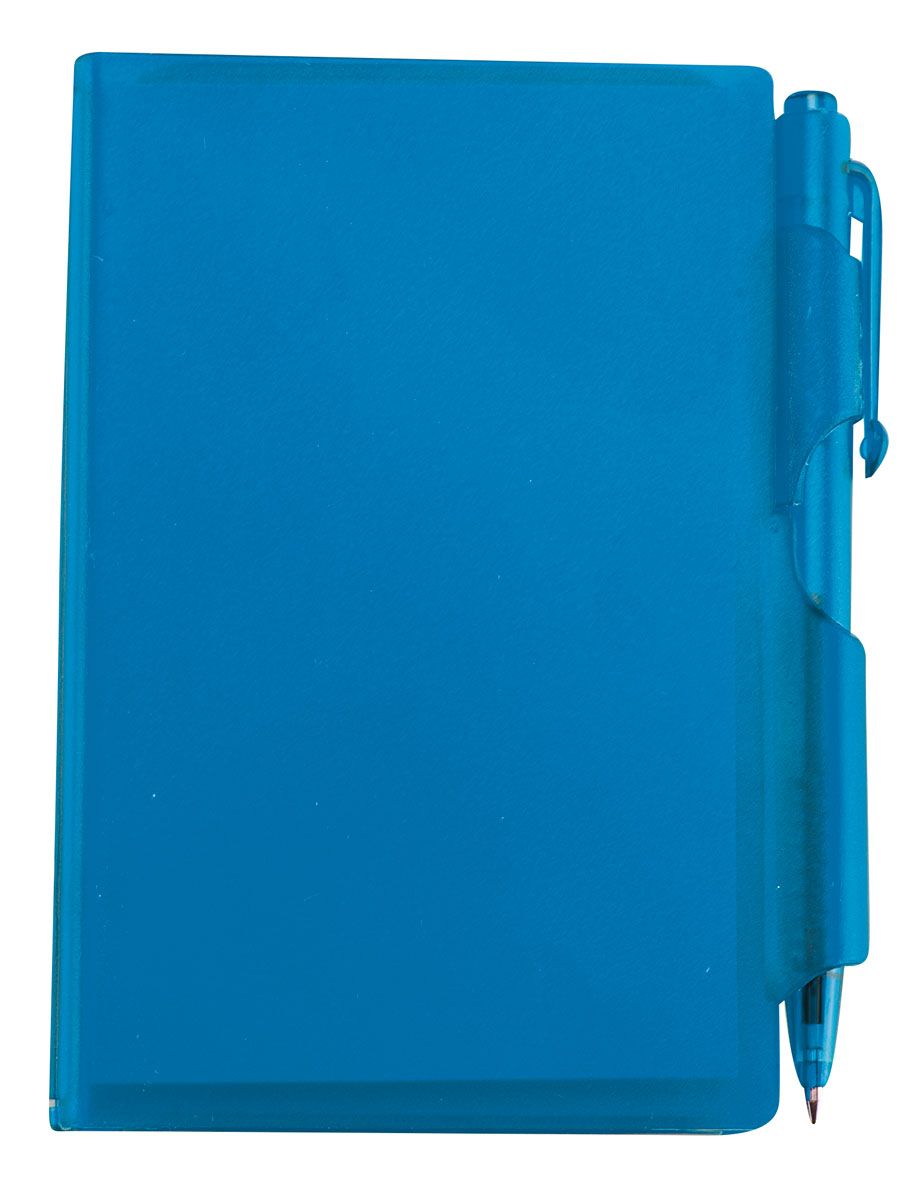 Block de Notas con Bolígrafo personalizable en color Azul