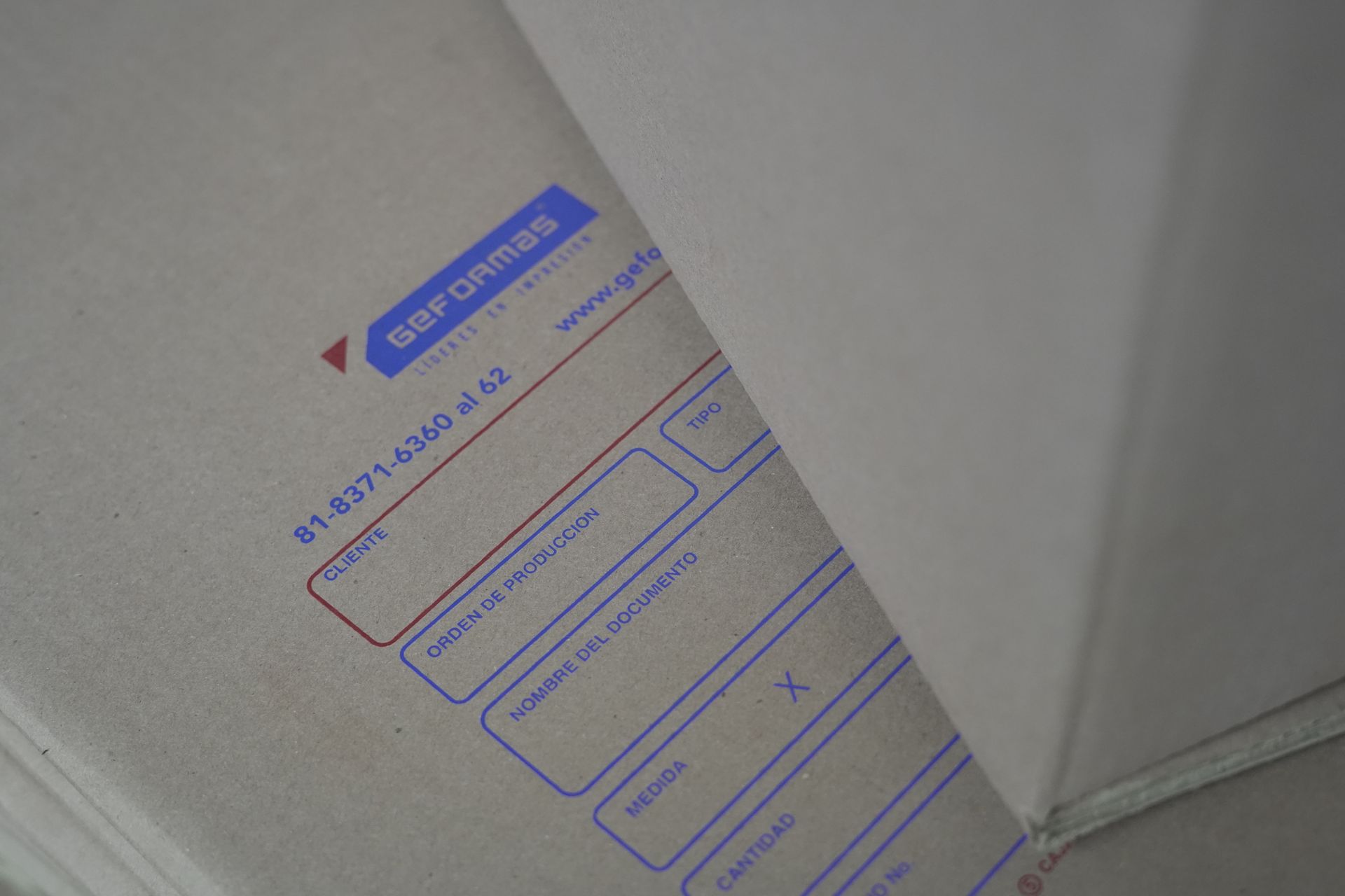 Cajas de cartón corrugado
