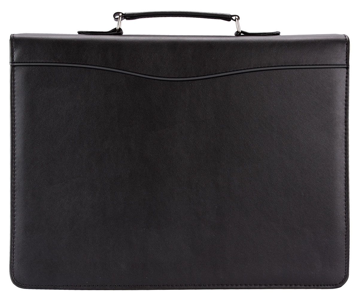 Carpeta Portafolio personalizable en negro, SKU SIN 014