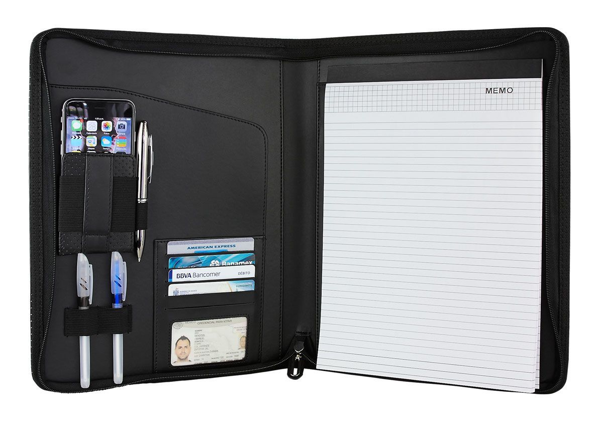 Carpeta Record personalizable en negro, SKU M 81300