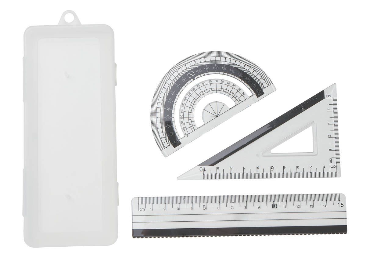 ESTUCHE DE GEOMETRÍA personalizable, SKU INF 012