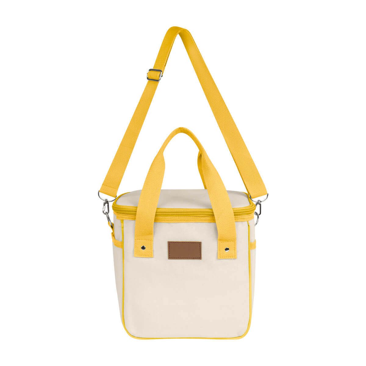 HIELERA ULUN personalizable en amarillo, SKU SIN 589