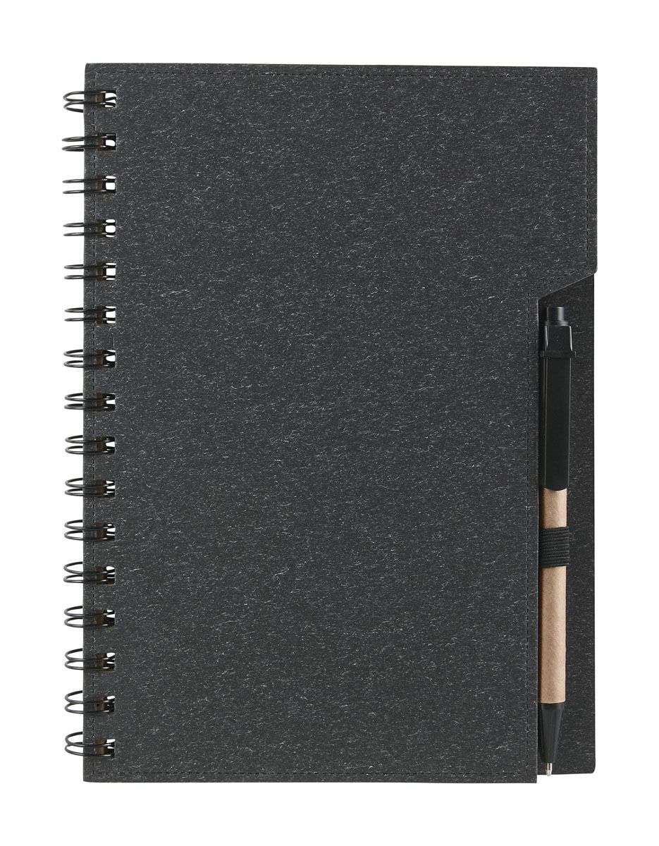Libreta Antlia personalizable en café, SKU HL 2040