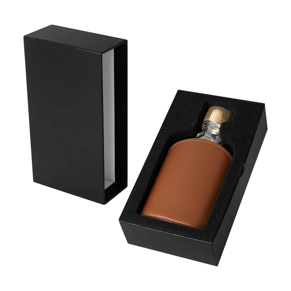 Licorera Alepo personalizable en café, SKU BAR 041