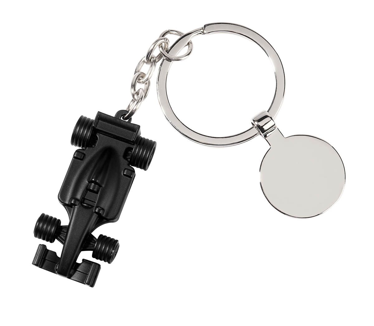 LLAVERO OVERCUT personalizable en negro, SKU M 7777