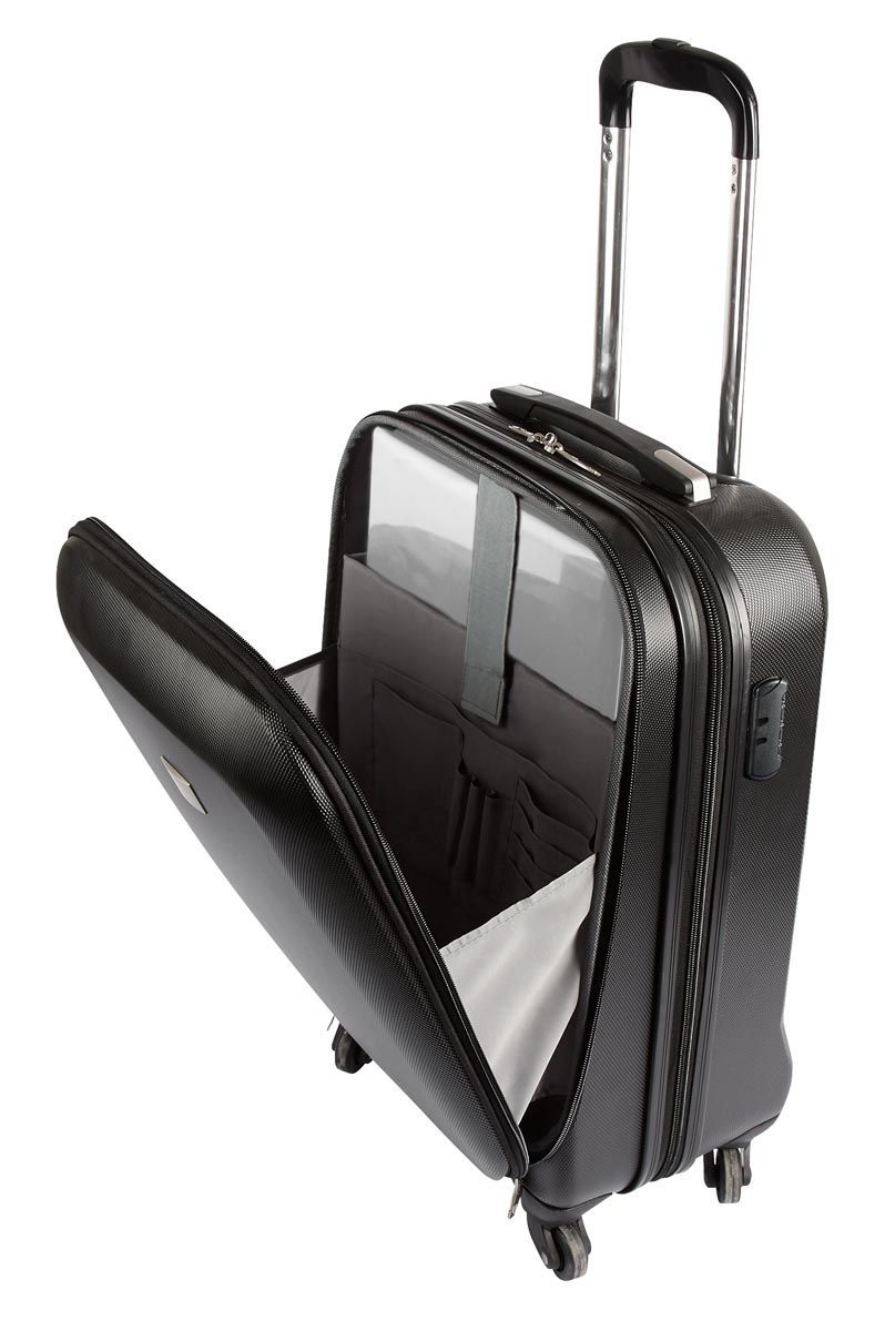 Maleta Devonport personalizable en negro, SKU SIN 091