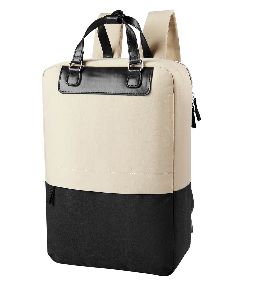 Mochila Dublu personalizable en café, SKU SIN 293