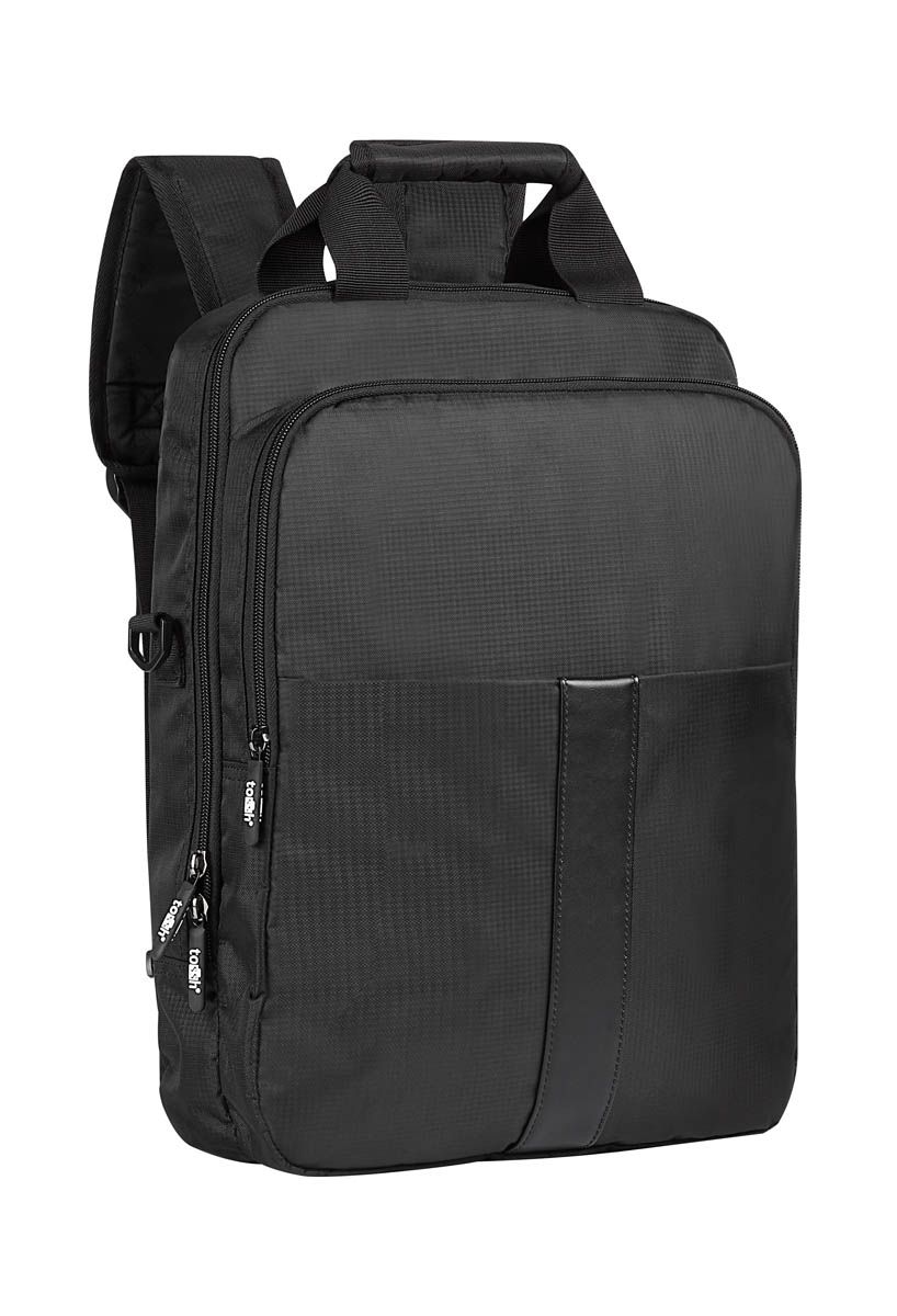Mochila-Portafolio Kronberg personalizable en negro, SKU SIN 069