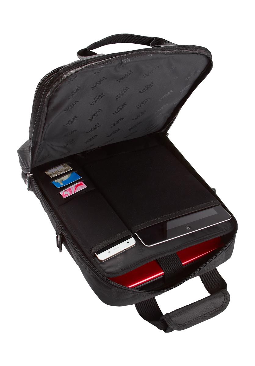 Mochila-Portafolio Kronberg personalizable en negro, SKU SIN 069